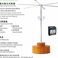 超大型立式直流風(fēng)扇  WYFS-L3680M